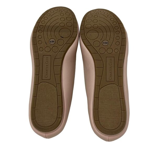 CC: Charter Club Bailynn Ballet Flats “Blushing Pink.” SZ 8.5 Bow detail. - Picture 5 of 5